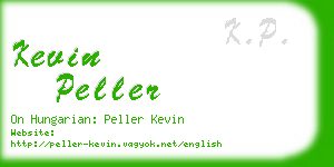 kevin peller business card